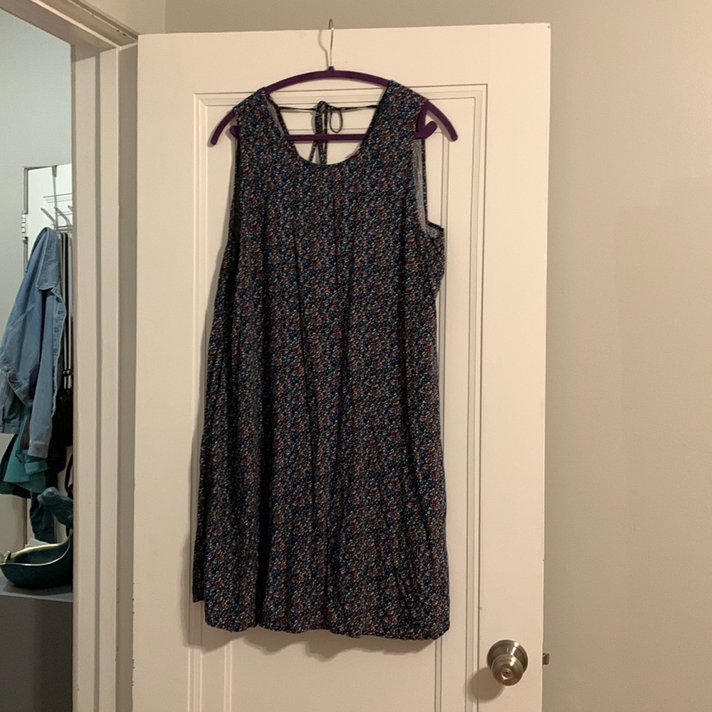 Floral print mini dress